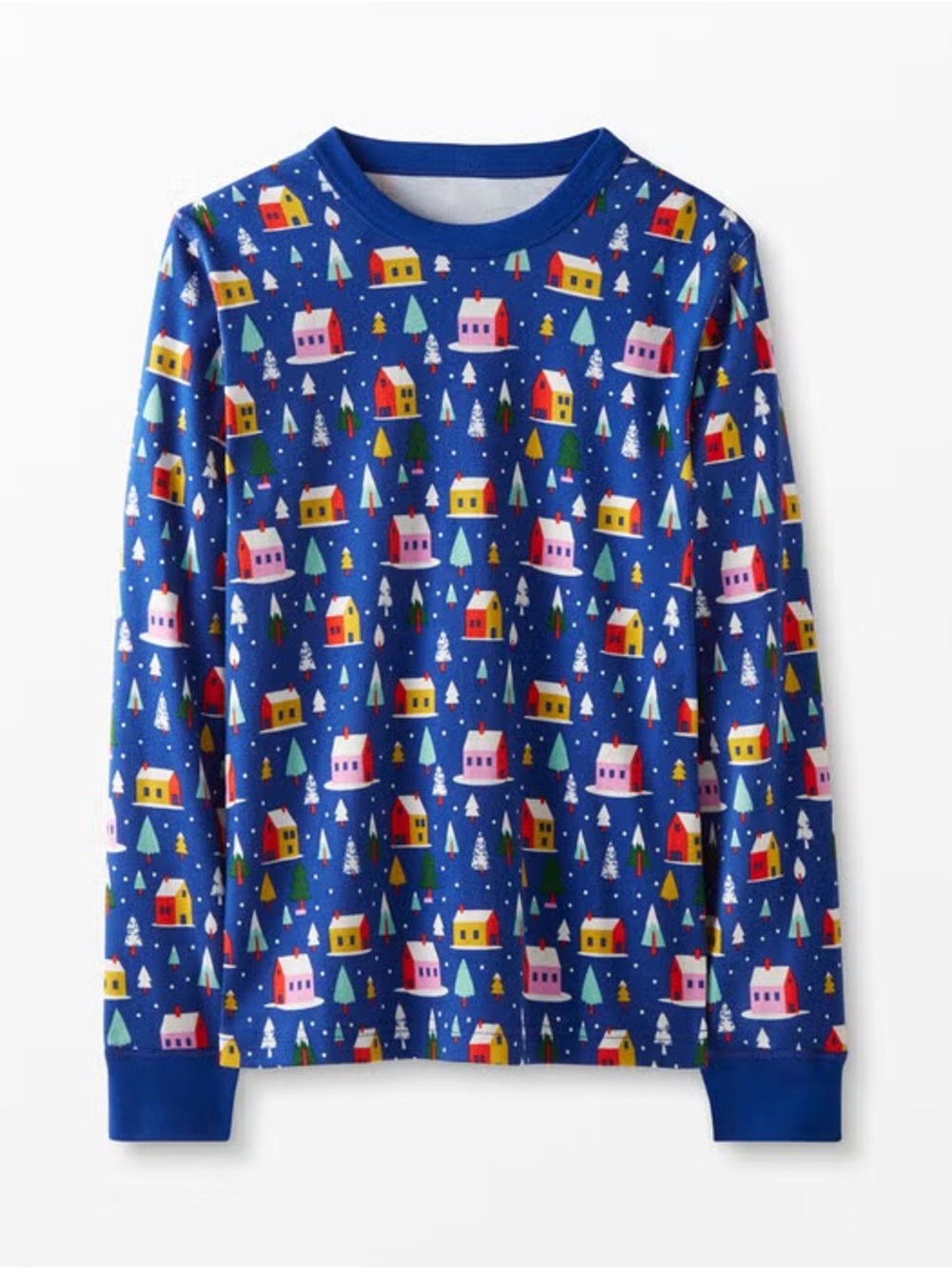 Hanna Andersson Adult Unisex Long John Pajama PJ Top ONLY in Hygge House Large